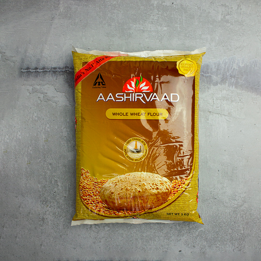 Aashirvaad Wholewheat Chakki Atta 5kg @ Halal FIne Foods