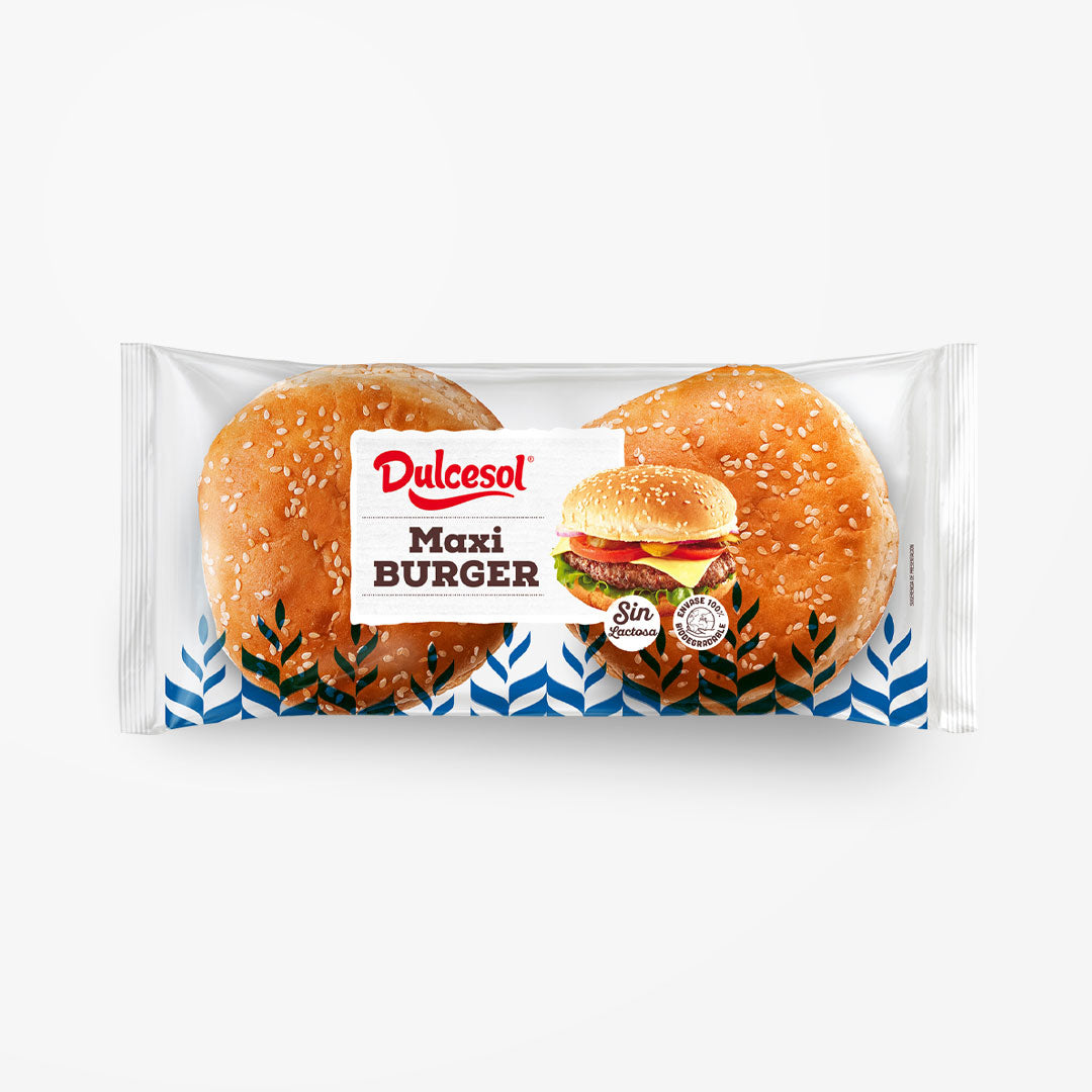 Dulcesol Maxi Sesame Burger Buns @ Halal Fine Foods