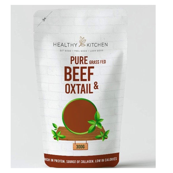 Healthy Kitchen Pure Grass Fed Beef & Oxtail Bone Broth 300ml @ Halal Fine Foods