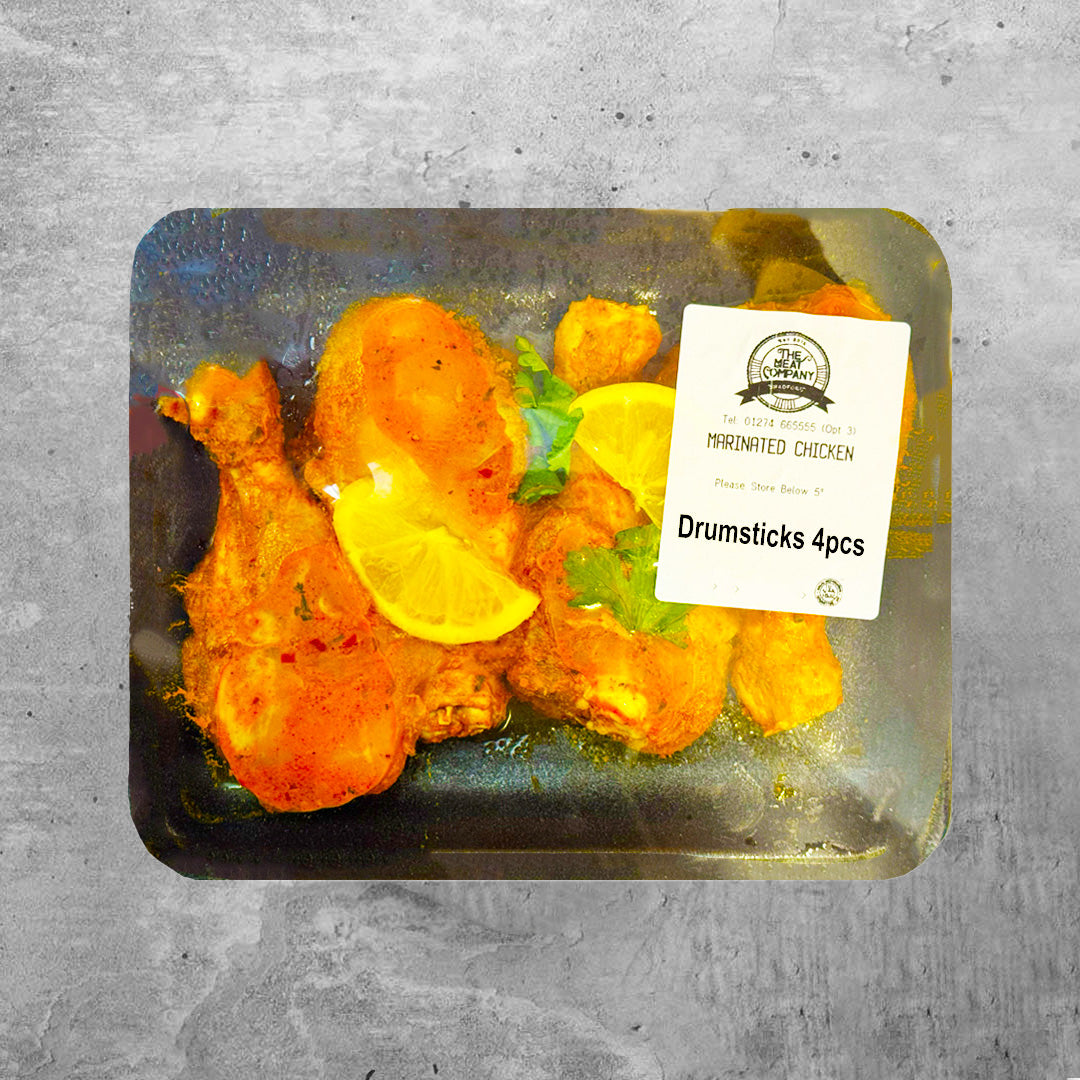 Marinated Halal Chicken Drumsticks 4pcs @ Halal Fine Foods