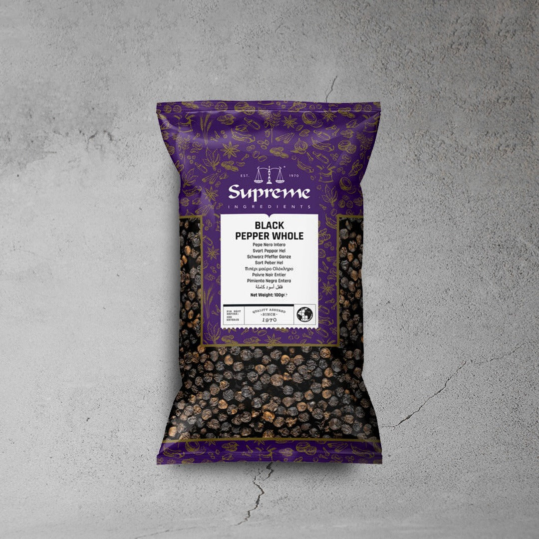 Supreme Black Pepper Whole @ Halal Fine Foods