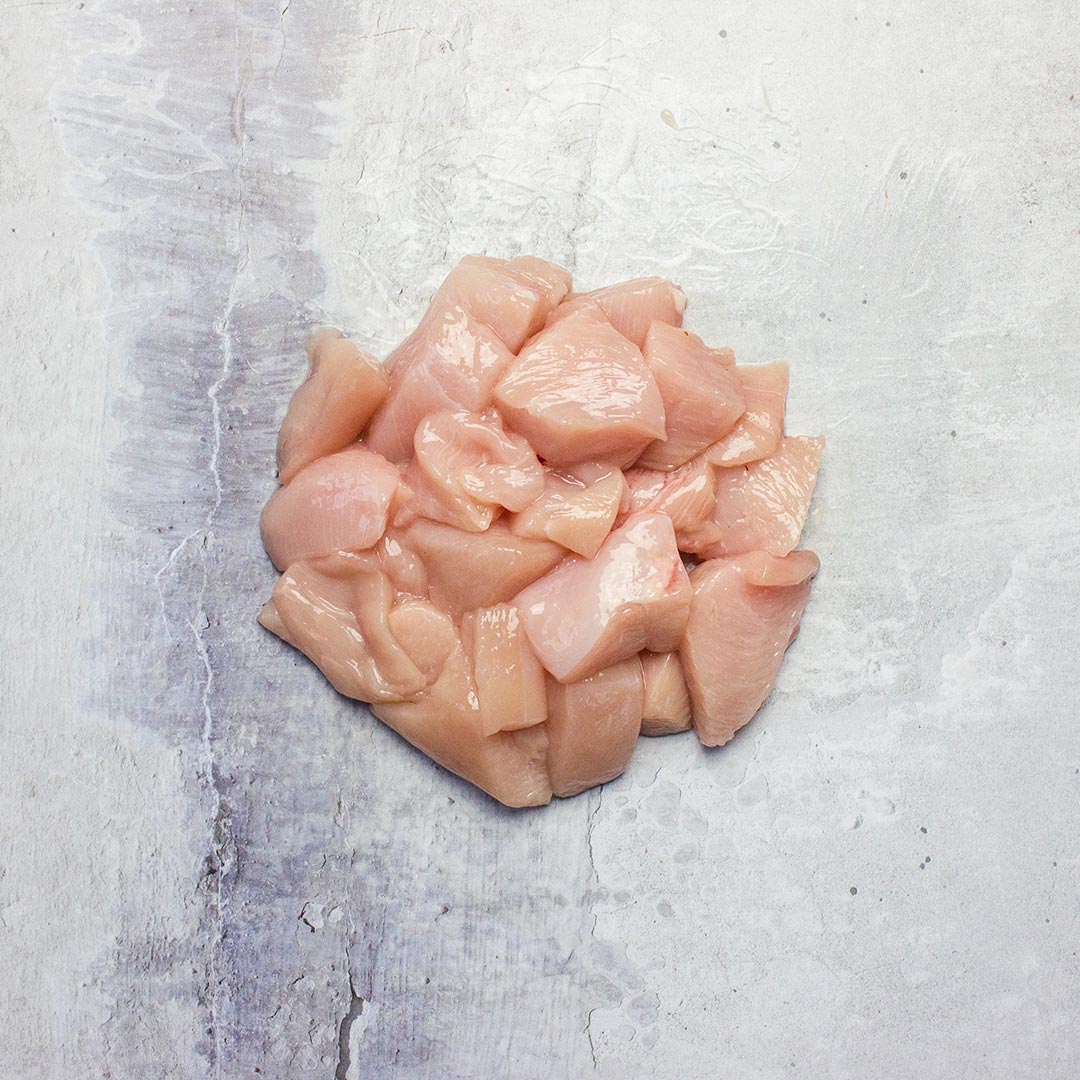 Halal Chicken Breast Diced Medium @ Halal Fine Foods