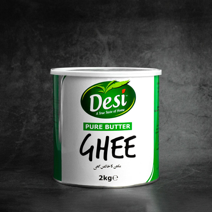 Desi Pure Butter Ghee 2kg @ Halal Fine Foods
